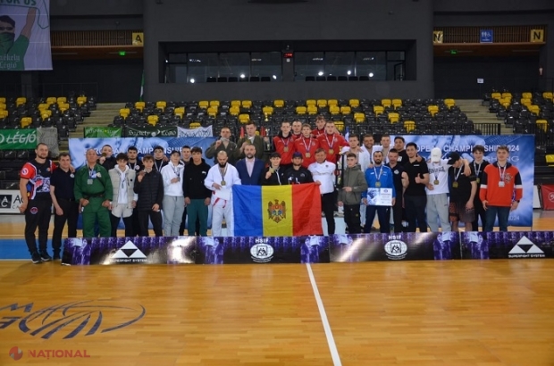 Lotul național al R. Moldova de lupte corp la corp, pe PRIMUL loc la Campionatul European pentru al doilea an consecutiv: 21 de medalii de AUR și trei de ARGINT