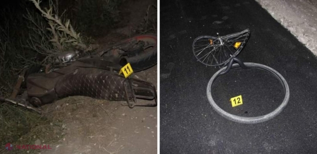 TRAGEDIE la Ungheni: Un tânăr fără permis de conducere a tamponat cu motocicleta un biciclist în vârstă de 12 ani. Ambii au murit
