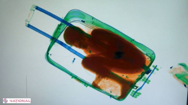 Copil de opt ani, descoperit într-un bagaj la aeroport. IMAGINI ULUITOARE 