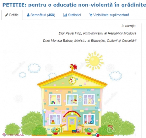 Petiție online semnată de sute de părinți, după cazul de VIOLENȚĂ de la grădinița nr.185: Camere VIDEO în grădinițe și sancționarea angajaților violenți