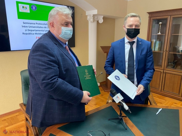 FOTO // Protocol de colaborare între DRRM și USM, în vederea promovării identității ROMÂNEȘTI pe ambele maluri ale Prutului. Guvernul României va sprijini înființarea unui post de televiziune pentru studenții Facultății de Jurnalism