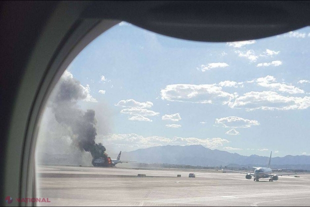 VIDEO // IMAGINI DE COŞMAR! Un avion A LUAT FOC după decolare! Aproape 400 de oameni erau la bord