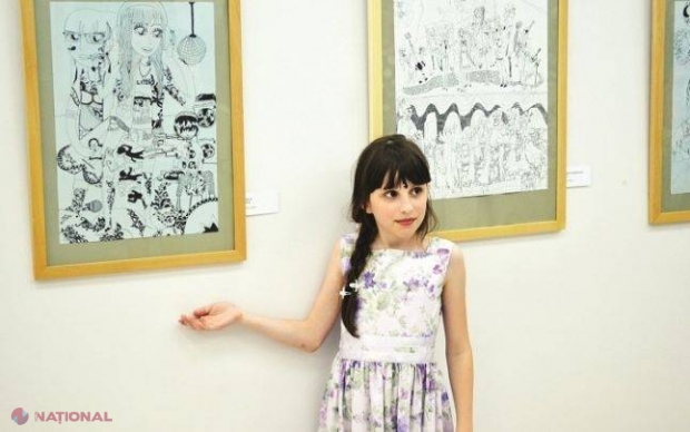 Mica pictoriţă talentată