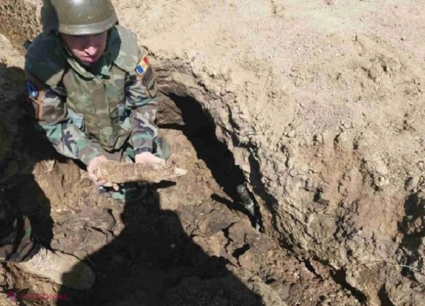 Aproape 70 de BOMBE, găsite în luna februarie pe teritoriul R. Moldova