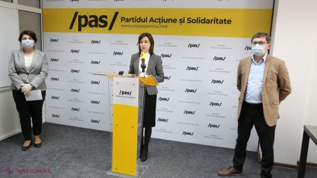 Maia Sandu a RENUNŢAT la functia de preşedinte al PAS