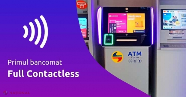 Moldindconbank a lansat primul bancomat full CONTACTLESS din țară!