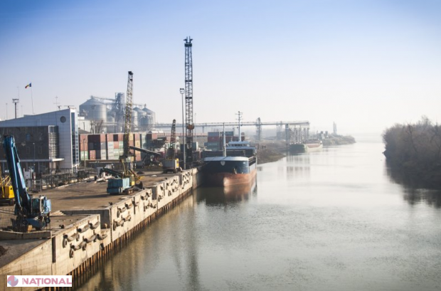 ALERTĂ în portul Giurgiulești! Echipajul unei nave, IZOLAT de câteva zile
