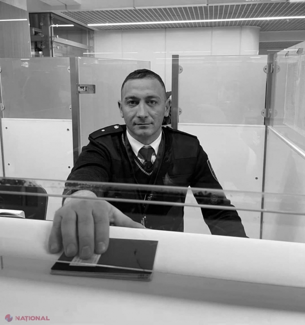Poliția de Frontieră, condoleanțe pentru familia polițistului Serghei Muntean, ÎMPUȘCAT la Aeroportul Internațional Chișinău: Avea 31 de ani și activa în sistem din 2011