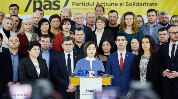 Noi DEZVĂLUIRI despre ședința de duminică de la Președinție: „PAS trece printr-o criză extrem de mare, care ar putea duce la DESTRĂMAREA majorității parlamentare. Pentru prima dată Maia Sandu a fost contestată în interiorul formațiunii”