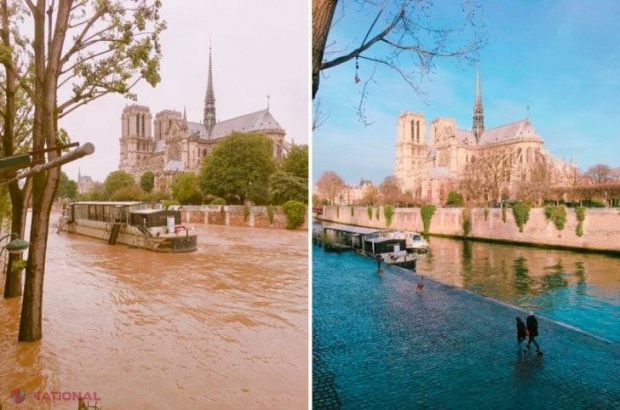 FOTO // Cum arată de fapt inundaţiile din Paris. Fotografii greu de crezut