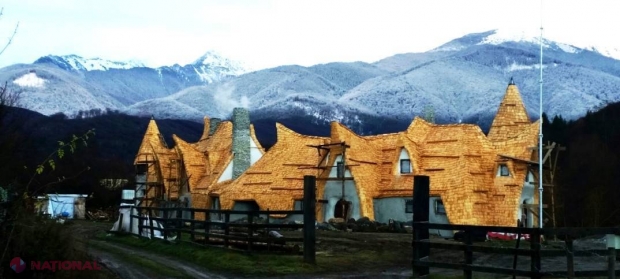 FOTO // MINUNEA de la Porumbacu: Castel de lut
