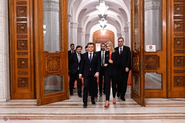 „Relaţii EXCELENTE” între România și R. Moldova: Premierul Recean, discuții cu şefii Parlamentului de la București 