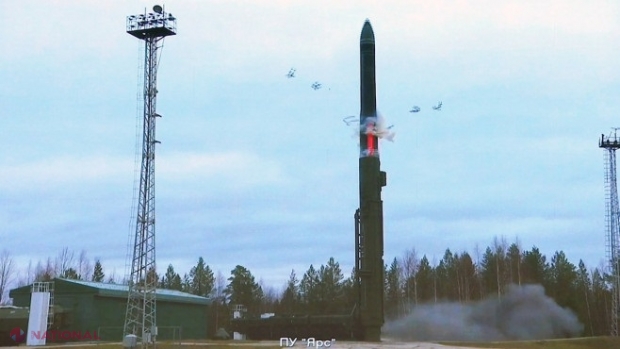 VIDEO // Rușii au simulat un război nuclear. Putin a urmărit „atacul masiv” din birou. Șoigu i s-a adresat cu „tovarășe”