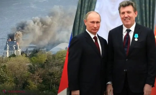 VIDEO // Bombele lui Putin lansate asupra Odesei au distrus CASTELUL unui politician pro-Kremlin născut în Transnistria