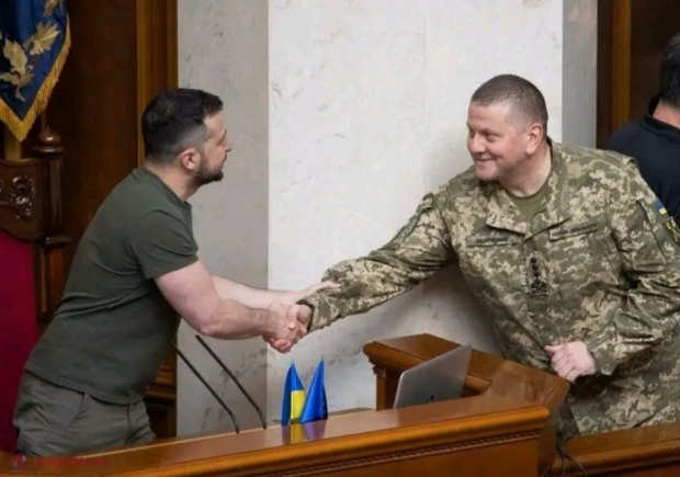 Zelenski s-ar fi răzgândit. Nu-l mai destituie pe generalul Zalujnîi de la comanda armatei