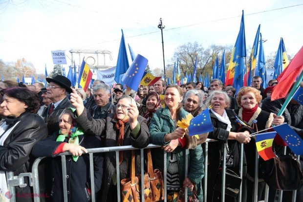 Poliția anunță oficial câți cetățeni au fost la mitingul „Pro Europa”