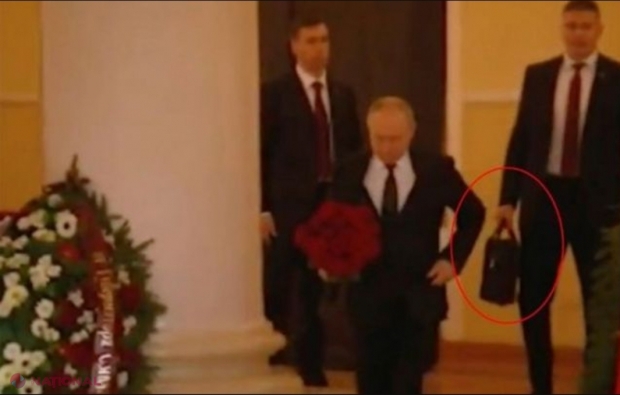 Vladimir Putin şi-a adus „servieta NUCLEARĂ” la înmormântarea lui Vladimir Jirinovski