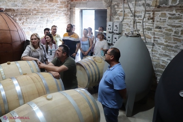 FOTO // Companiile vitivinicole din Republica Moldova, vizită de lucru la vinării din România și Bulgaria, pentru a se inspira în dezvoltarea afacerilor