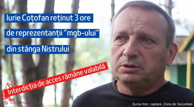 O nouă provocare pusă la cale de transnistreni: Un veteran al războiului de pe Nistru, REȚINUT timp de mai multe ore