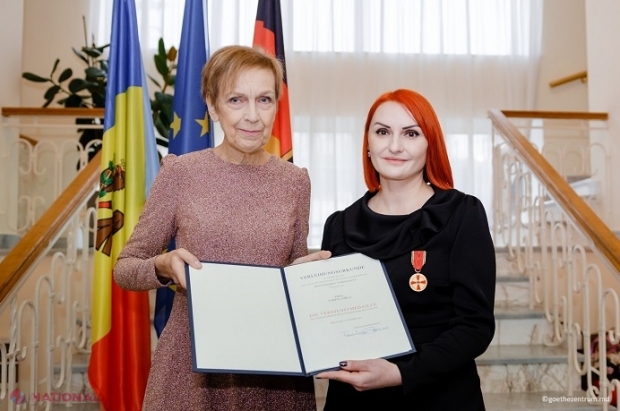 Președintele Germaniei, distincție pentru directoarea „Goethe-Zentrum Chișinău”, Corina Gîrla: „Prin predarea limbii germane, centrul a construit punți între statele noastre”