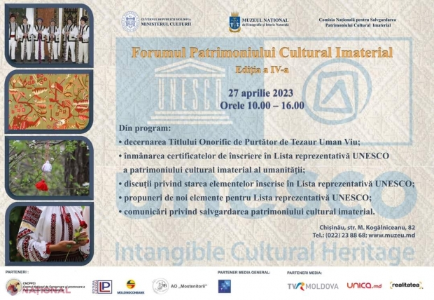 FORUM // Mai mulți meșteri populari din R. Moldova vor primi certificate de Purtător de Tezaur Uman Viu