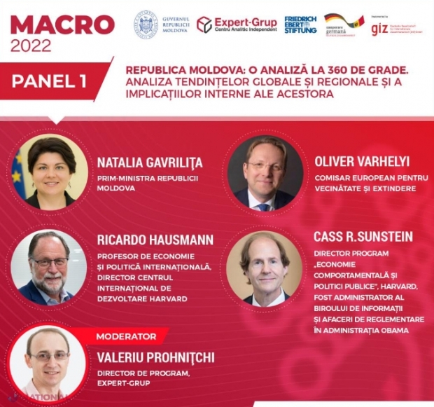 MACRO Conference 2022: Comisarul european pentru Vecinătate și Extindere, alături de președinta Maia Sandu și Cabinetul Gavrilița, pentru a discuta despre situația din republică și prognozele social-economice