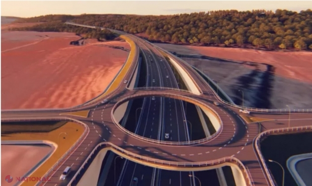 VIDEO // Autostrada Unirii, ce leagă R. Moldova de România, are un traseu spectaculos, cu lucrări de artă. Simulare 3D