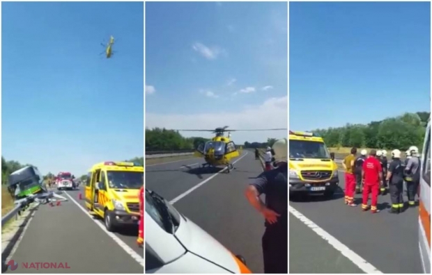 CAUZA accidentului produs în Ungaria, cu implicarea unui autocar plin cu cetățeni ai R. Moldova care se întorcea din Franța