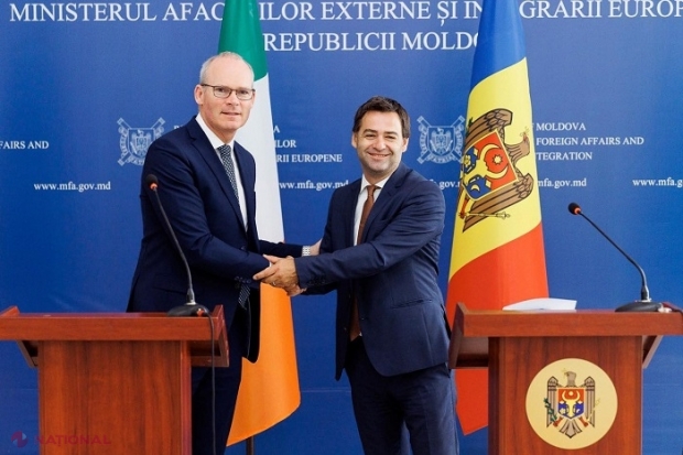 Primul MINISTRU străin de Externe care vizitează R. Moldova după obținerea statutului de candidat pentru aderare la UE: Reformele demarate în republică și situația de securitate din regiune, în atenția șefului diplomației irlandeze