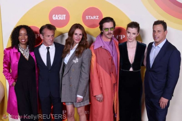 Noul serial „Gaslit”, bazat pe celebrul caz Watergate, lansat la New York: Protagonista este Julia Roberts, alături de Sean Penn