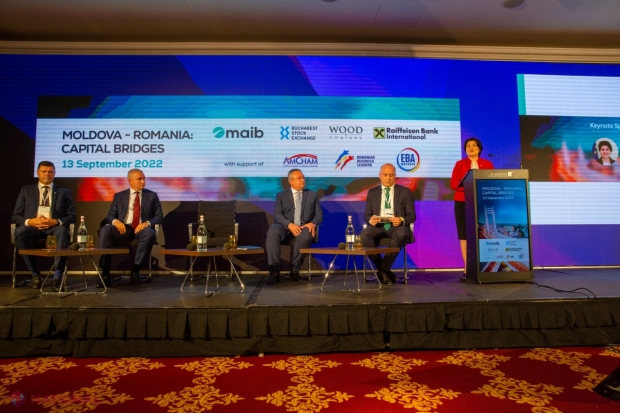 Noi OPORTUNITĂȚI pentru R. Moldova. Natalia Gavrilița, la Forumul Capital Bridges 2022 de la București: „Construim de punți între R. Moldova și investitorii străini, între companiile noastre și piețele de capital românești”