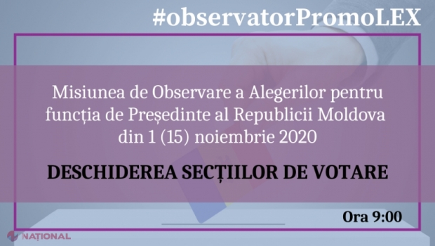 „Promo-LEX”: Peste 100 de ÎNCĂLCĂRI ale procesului electoral, în primele ore ale dimineții - morți în listele electorale sau deficiențe ale sistemului informațional „Alegeri”