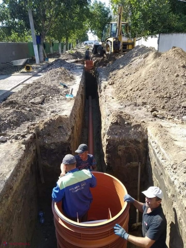 Uniunea Europeană construiește rețea de canalizare la Leova