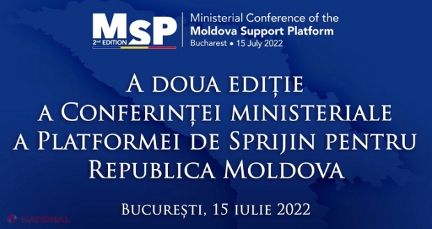 Delegație condusă de trei miniștri la Conferința ministerială a Platformei de Sprijin pentru R. Moldova care are loc la București: Asistență necesară din partea partanerilor internaționali pentru depășirea crizelor