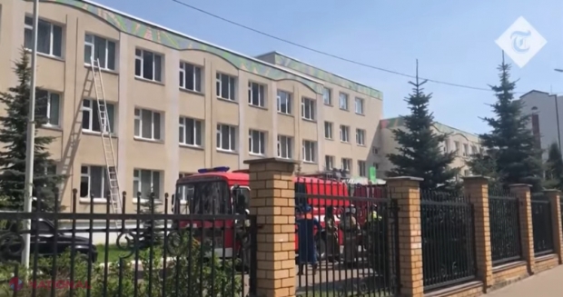 Motivul atacului asupra școlii din Rusia. Momentul în care autorul este imobilizat, surprins în imagini Rusia este din nou în stare de șoc, după un a