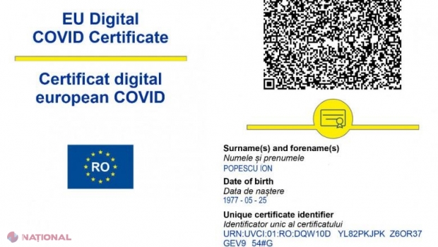 Platformă LANSATĂ: Certificatul verde digital, pentru călătorii în străinătate, poate fi descărcat de către persoanele vaccinate în România împotriva COVID-19