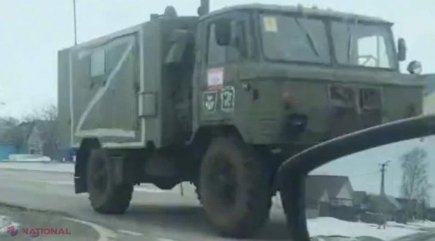 Simbolul „Z” apărut pe blindatele rusești de la frontiera cu Ucraina. Ce spun analiștii militari