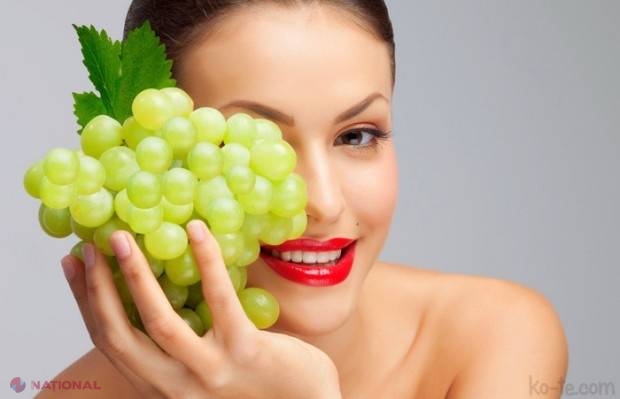 MASCĂ // Ten strălucitor cu ajutorul strugurilor