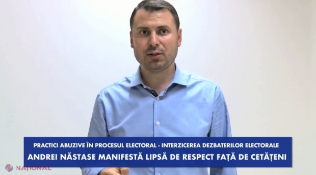VIDEO // Acuzații DURE la adresa lui Andrei Năstase din partea unui CONTRACANDIDAT