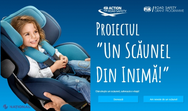 VIDEO, FOTO // Platformă web de DONARE a scaunelor auto pentru copii, lansată la Chișinău: Gestul spicherului Andrian Candu