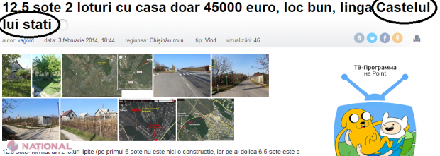 CASTELUL familiei Stati, folosit ca „momeală” în afaceri imobiliare