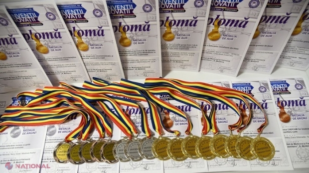 LISTĂ // Inventatorii de la USMF „Nicolae Testemițanu” s-au întors cu 16 MEDALII de la Salonul Internațional „Traian Vuia” din România, inclusiv opt de AUR