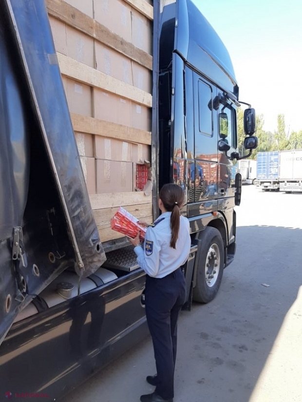 Contrabandă din regiunea transnistreană: Doi bărbați au rămas și fără autocamion, și fără marfa de aproape două milioane de lei