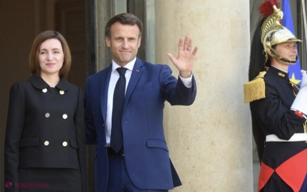 Preşedintele francez Emmanuel Macron își exprimă sprijinul pentru R. Moldova faţa de „tentativele de destabilizare ruseşti”