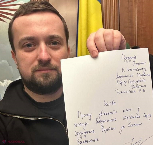 Zelenski, părăsit de un om de bază din cabinetul său prezidențial. Și-a dat demisia