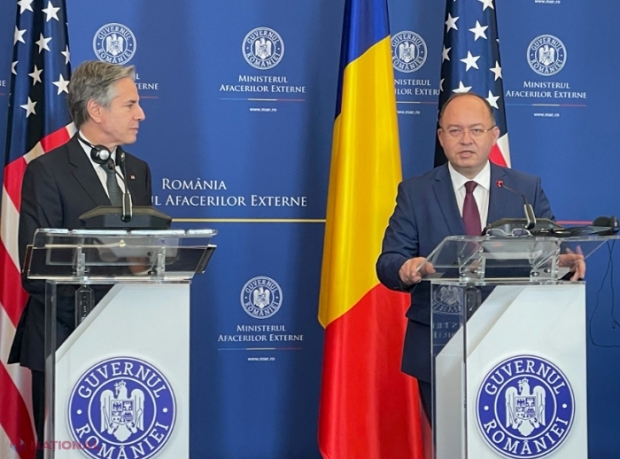 Aurescu și Blinken au avut o convorbire telefonică dedicată pregătirii rundei de dialog strategic România-SUA, sprijinului pentru Ucraina și R. Moldova și securității flancului estic al NATO