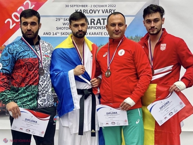 Membrii lotului național al R. Moldova la Karate Shotokan, 12 medalii la Campionatul Mondial 