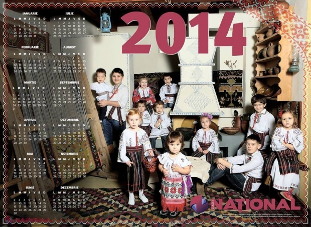 CALENDAR 2014, marca Ziarul NAŢIONAL