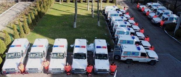 Fondul ONU pentru Populație și Guvernul SUA au donat 19 ambulanțe pentru mai multe sate din R. Moldova: Lista localităților beneficiare