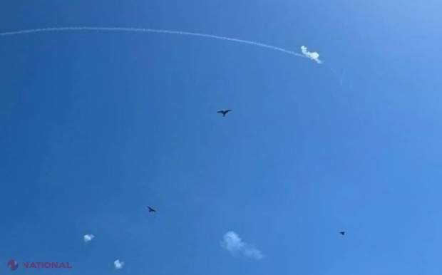 VIDEO // Bătălie aeriană filmată de pe plaja din Odesa. Armata ucraineană a fost capabilă să apere orașul